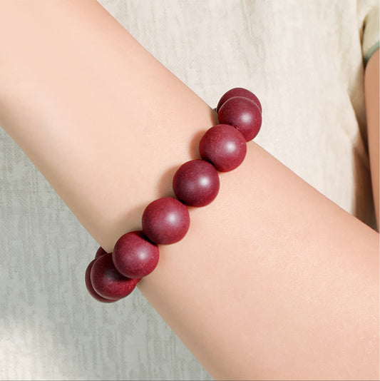Red Musk Herbal Fusion Bead Bracelet
